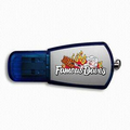 USB Flash Drive w/ Aluminum Cover - 8 GB (2.17"x1.02"x0.31")